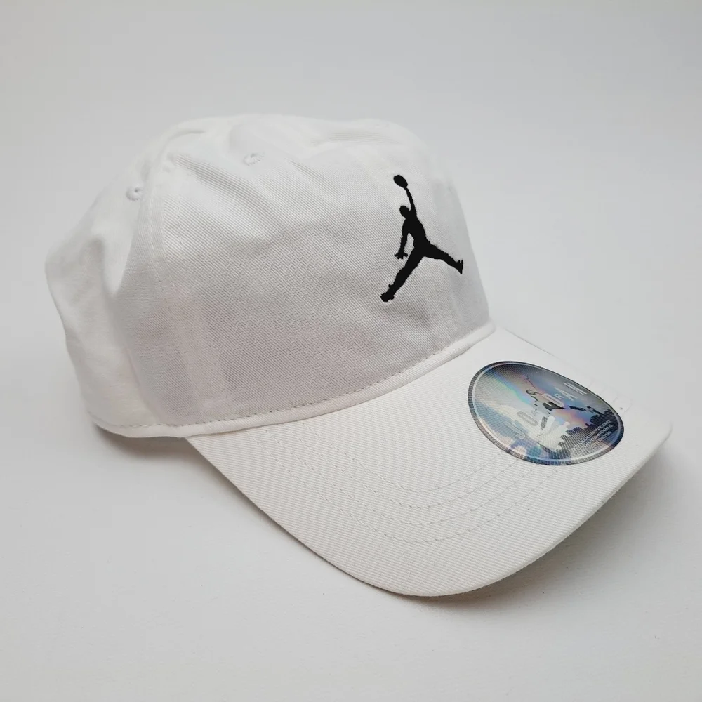 Air Jordan Youth Hat Cap Solid Cotton White Boys
